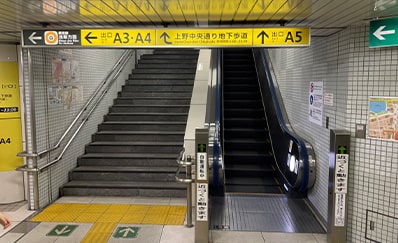 メンズクリア上野店マップ2