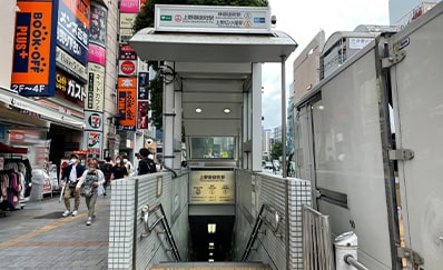 メンズクリア上野店マップ3