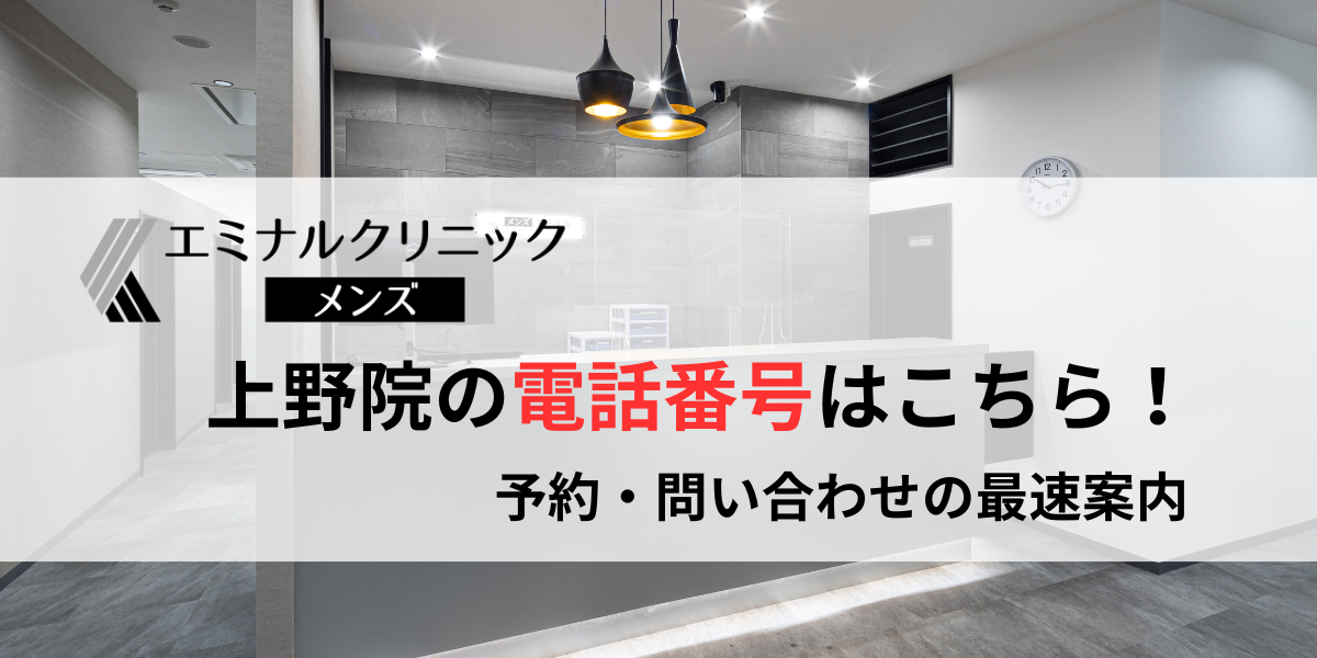 メンズエミナル上野院の電話番号
