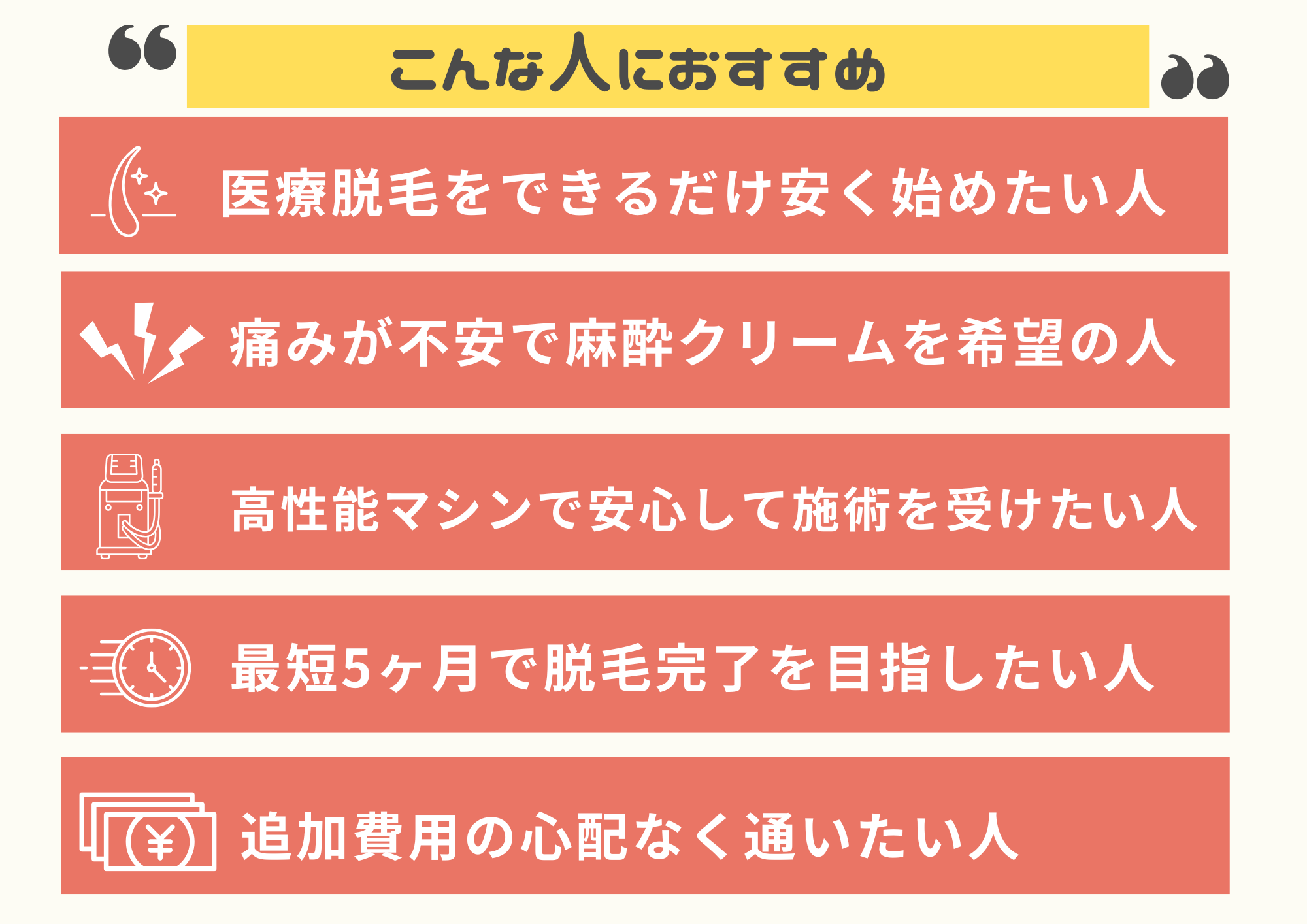 大美会クリニックをおすすめする人